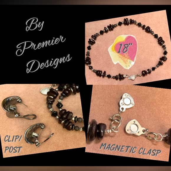 Premier Design Jewelry - Onyx and Hematite Jewelry Set
